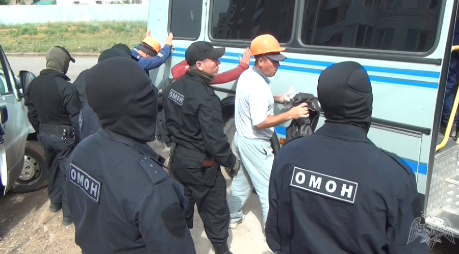 В Оренбурге задержаны мигранты-нарушители