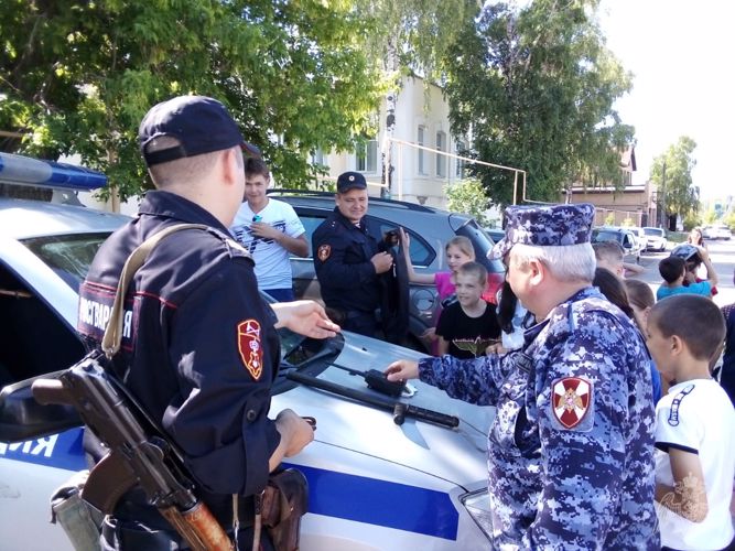 Спортивный день с Росгвардией