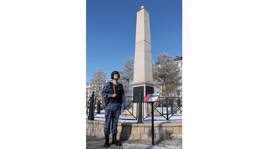 Памятник «Освобождение города Оренбурга от воинского постоя»