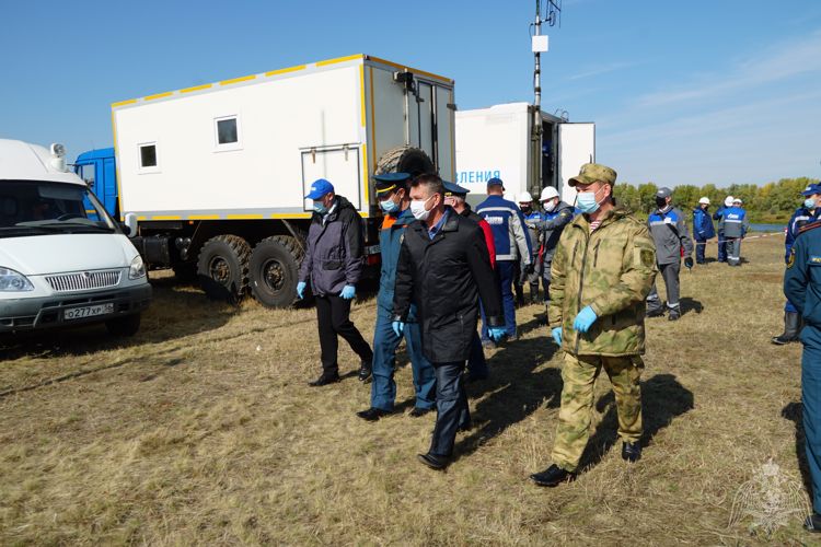 В Оренбуржье представители Росгвардии приняли участие в учебной ликвидации последствий розлива нефти