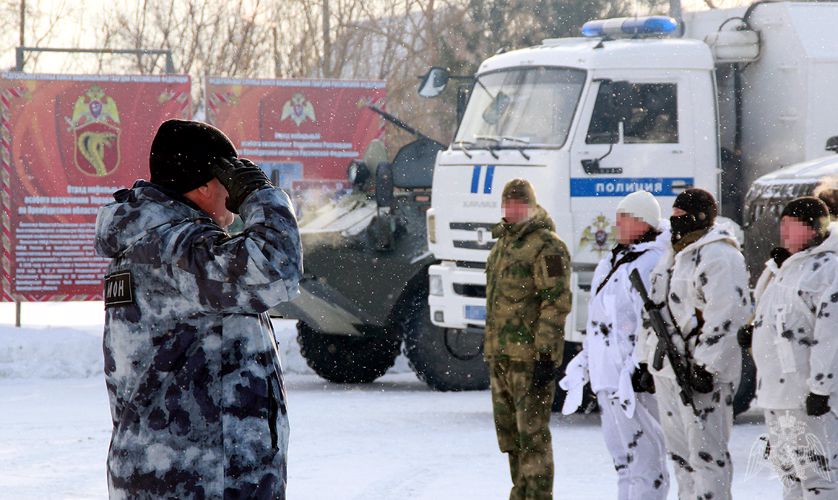 В Оренбуржье подразделения Росгвардии провели комплекс учебных занятий по действиям при осложнении обстановки