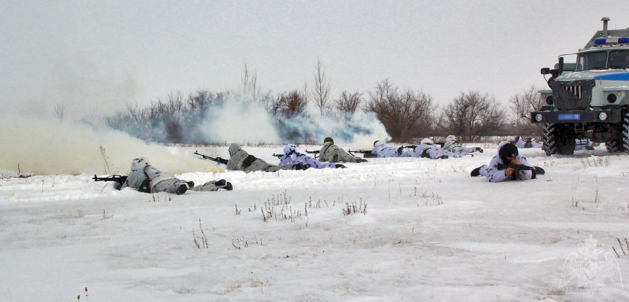 В Оренбуржье подразделения Росгвардии провели комплекс учебных занятий по действиям при осложнении обстановки
