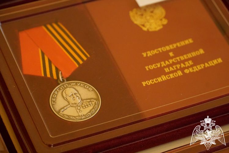 В Оренбургской области отличившимся в ходе специальной военной операции росгвардейцам вручены государственные награды