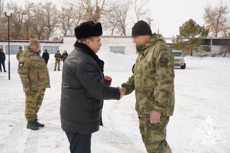 В Оренбуржье из зоны проведения специальной военной операции вернулись бойцы спецназа Росгвардии