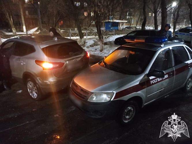В Оренбурге сотрудники вневедомственной охраны Росгвардии задержали подозреваемого в угоне автомобиля