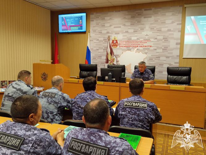 В Оренбурге прошло занятие с руководителями учебных групп военно-политической (политической) работы регионального Управления Росгвардии