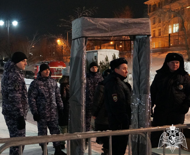 В Оренбургской области росгвардейцы обеспечили общественную безопасность в Крещенскую ночь 
