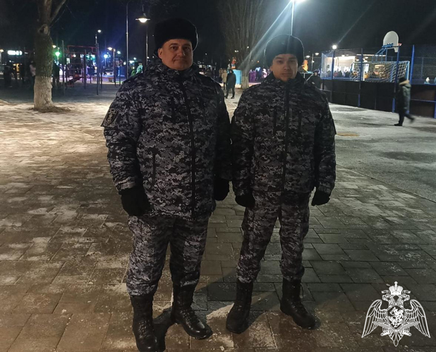 В Оренбургской области росгвардейцы обеспечили охрану общественного порядка в новогоднюю ночь