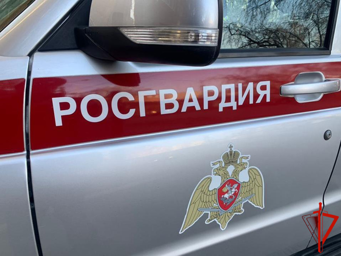 Росгвардейцы задержали мужчину, пытавшегося выломать дверь в чужую квартиру