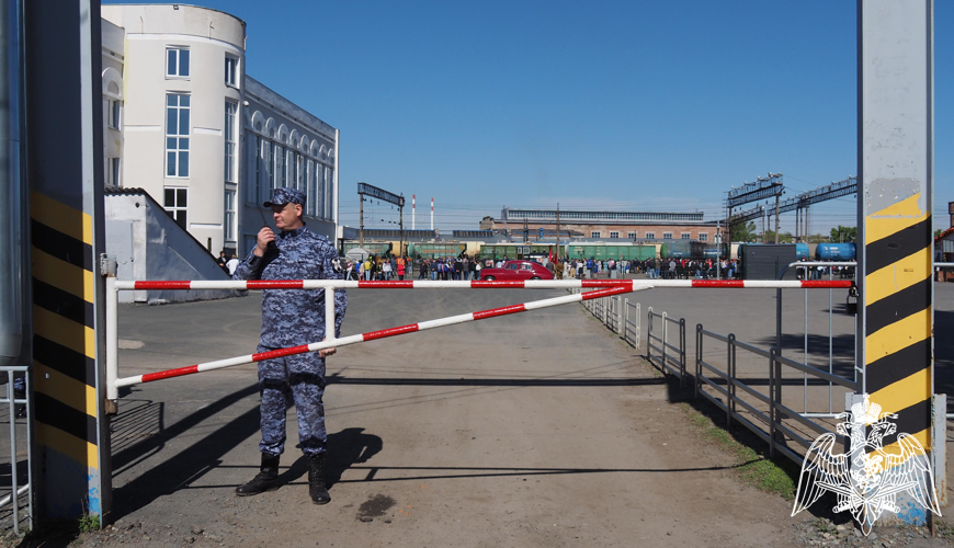 Росгвардейцы обеспечили  безопасность прибытия «Поезда Победы» в Оренбург