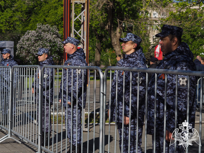 В Оренбургской области росгвардейцы приняли участие в праздновании Дня Победы