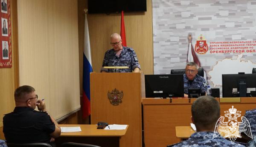 В Управлении Росгвардии по Оренбургской области подвели итоги служебно-боевой деятельности за первое полугодие 2024 года