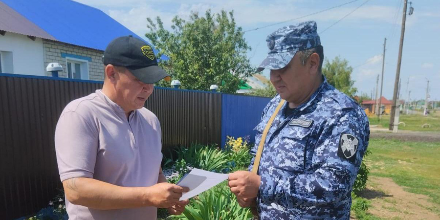 В Первомайском районе росгвардейцы проводят профилактическую акцию «Безопасный отпуск»