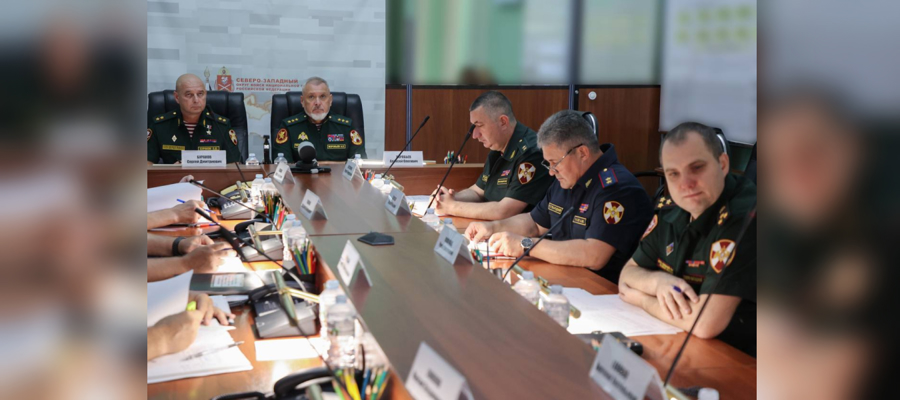 ЗАМЕСТИТЕЛЬ ДИРЕКТОРА РОСГВАРДИИ ГЕНЕРАЛ-ПОЛКОВНИК АЛЕКСЕЙ ВОРОБЬЁВ ПРОВЕЛ СОВЕЩАНИЕ ПО РЕАЛИЗАЦИИ ИЗБИРАТЕЛЬНЫХ ПРАВ РОСГВАРДЕЙЦЕВ И ГОТОВНОСТИ СЗО РОСГВАРДИИ К ОБЕСПЕЧЕНИЮ БЕЗОПАСНОСТИ ЕДИНОГО ДНЯ ГОЛОСОВАНИЯ