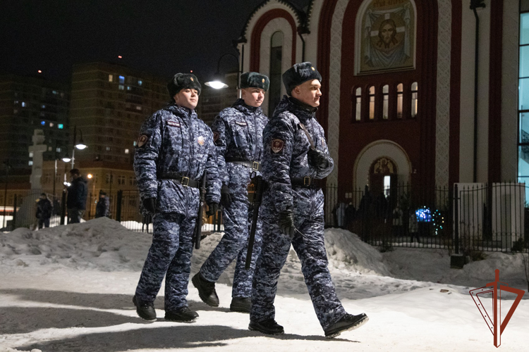 В Главном храме Росгвардии состоялось рождественское богослужение