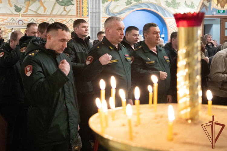В Главном храме Росгвардии состоялось рождественское богослужение