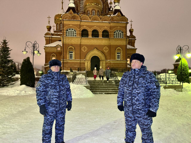 В Оренбургской области росгвардейцы обеспечили общественную безопасность в Крещенскую ночь