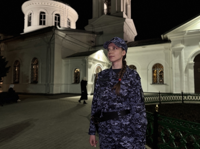 Росгвардия в Оренбургской области обеспечила безопасность празднования православной Пасхи