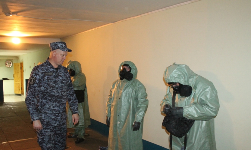 В Оренбургской области росгвардейцы прошли контрольную проверку за зимний период обучения