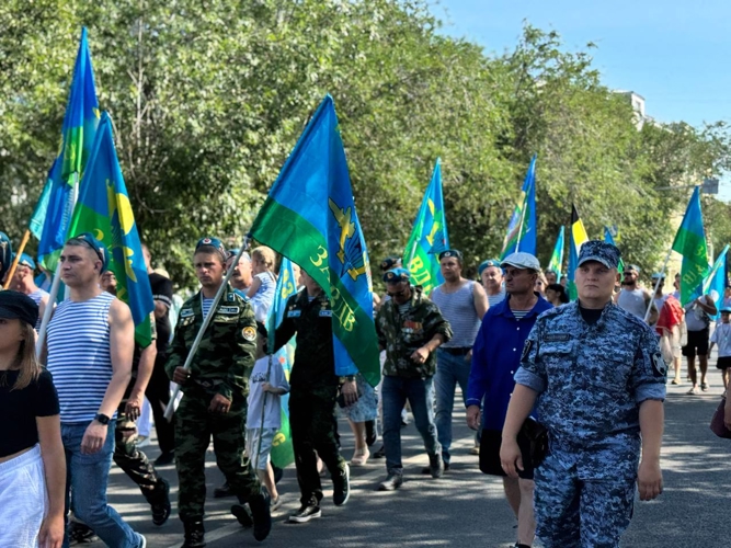Сотрудники Росгвардии обеспечили безопасность во время проведения мероприятий, посвященных Дню ВДВ