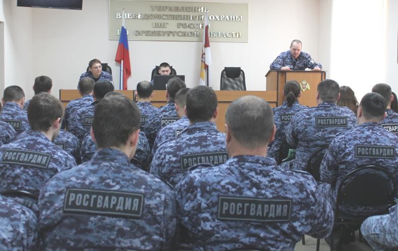В Управлении вневедомственной охраны прошли занятия по соблюдению мер безопасности при эксплуатации личного и служебного транспорта