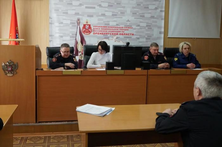 В Оренбурге прошло заседание Координационного совета Росгвардии по вопросу взаимодействия с частными охранными структурами