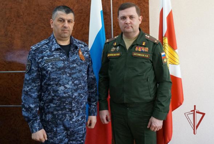 Начальник территориального Управления Росгвардии встретился с военным комендантом военной комендатуры города Оренбурга