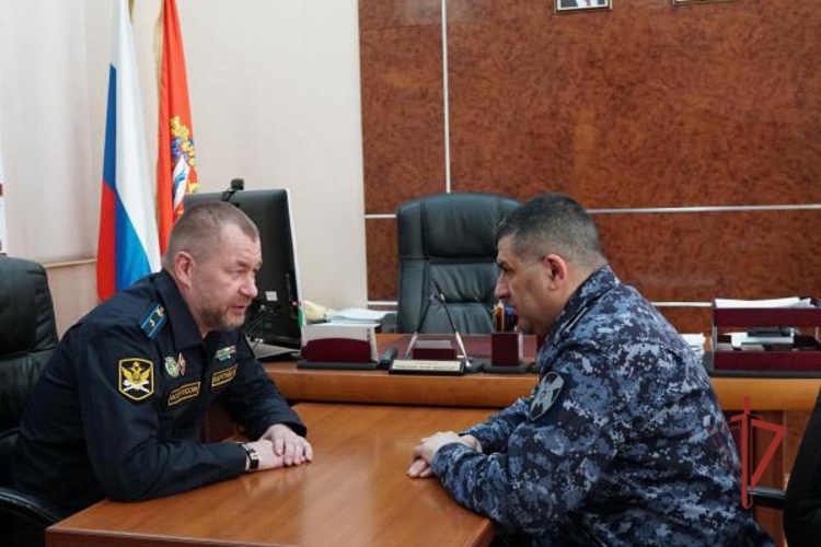 Начальник Управления Росгвардии по Оренбургской области провел рабочую встречу с руководителем  Главного управления Федеральной службы судебных приставов по Оренбургской области