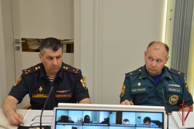 Начальник Управления Росгвардии по Оренбургской области принял участие в заседании Координационного cовещания руководителей правоохранительных органов 
