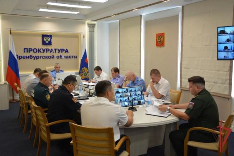 Начальник Управления Росгвардии по Оренбургской области принял участие в заседании Координационного cовещания руководителей правоохранительных органов 