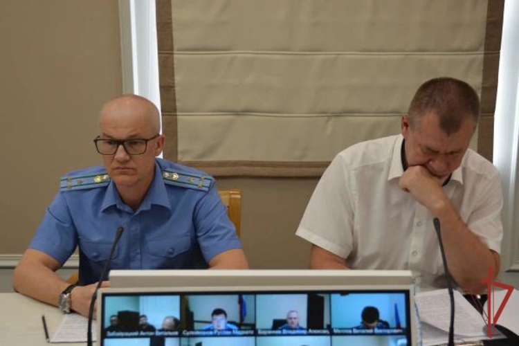 Начальник Управления Росгвардии по Оренбургской области принял участие в заседании Координационного cовещания руководителей правоохранительных органов 