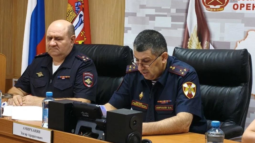 В Управлении Росгвардии по Оренбургской области состоялось заседание оперативного штаба 