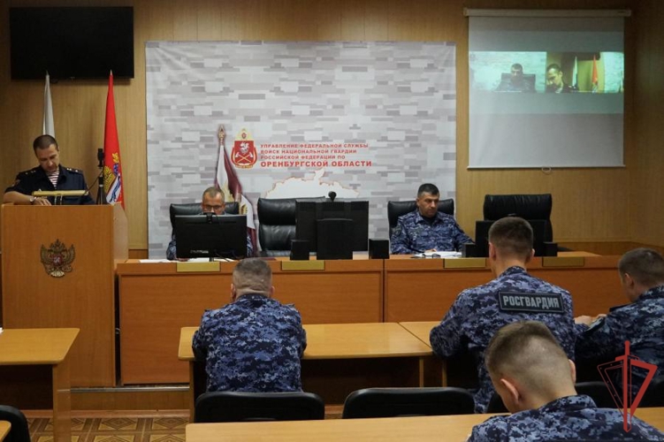 В Управлении Росгвардии по Оренбургской области обсудили вопросы безопасности при подготовке и проведении выборов