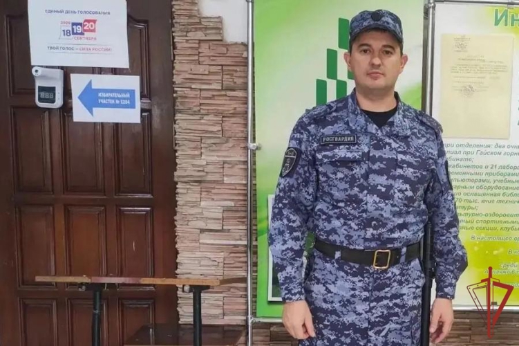 Личный состав Управления Росгвардии по Оренбургской области  продолжает участвовать в голосовании на выборах депутатов Государственной Думы и Законодательного Собрания региона