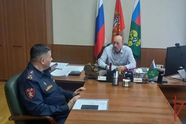 В Оренбурге состоялась рабочая встреча начальника Управления Росгвардии по Оренбургской области и руководителя территориального управления Росимущества