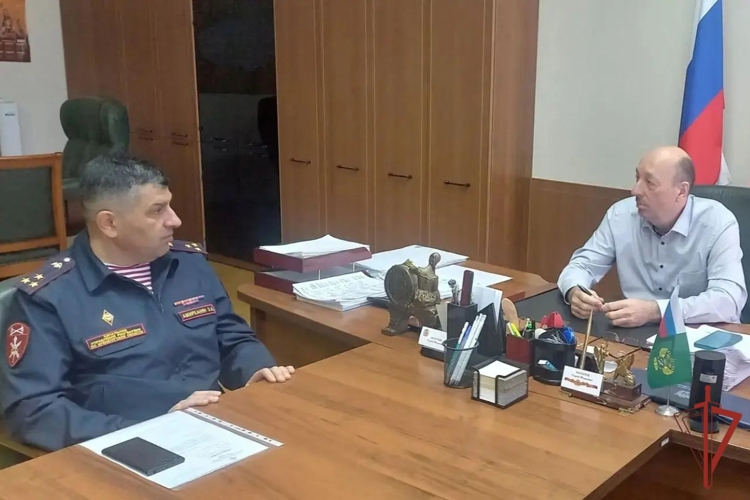 В Оренбурге состоялась рабочая встреча начальника Управления Росгвардии по Оренбургской области и руководителя территориального управления Росимущества